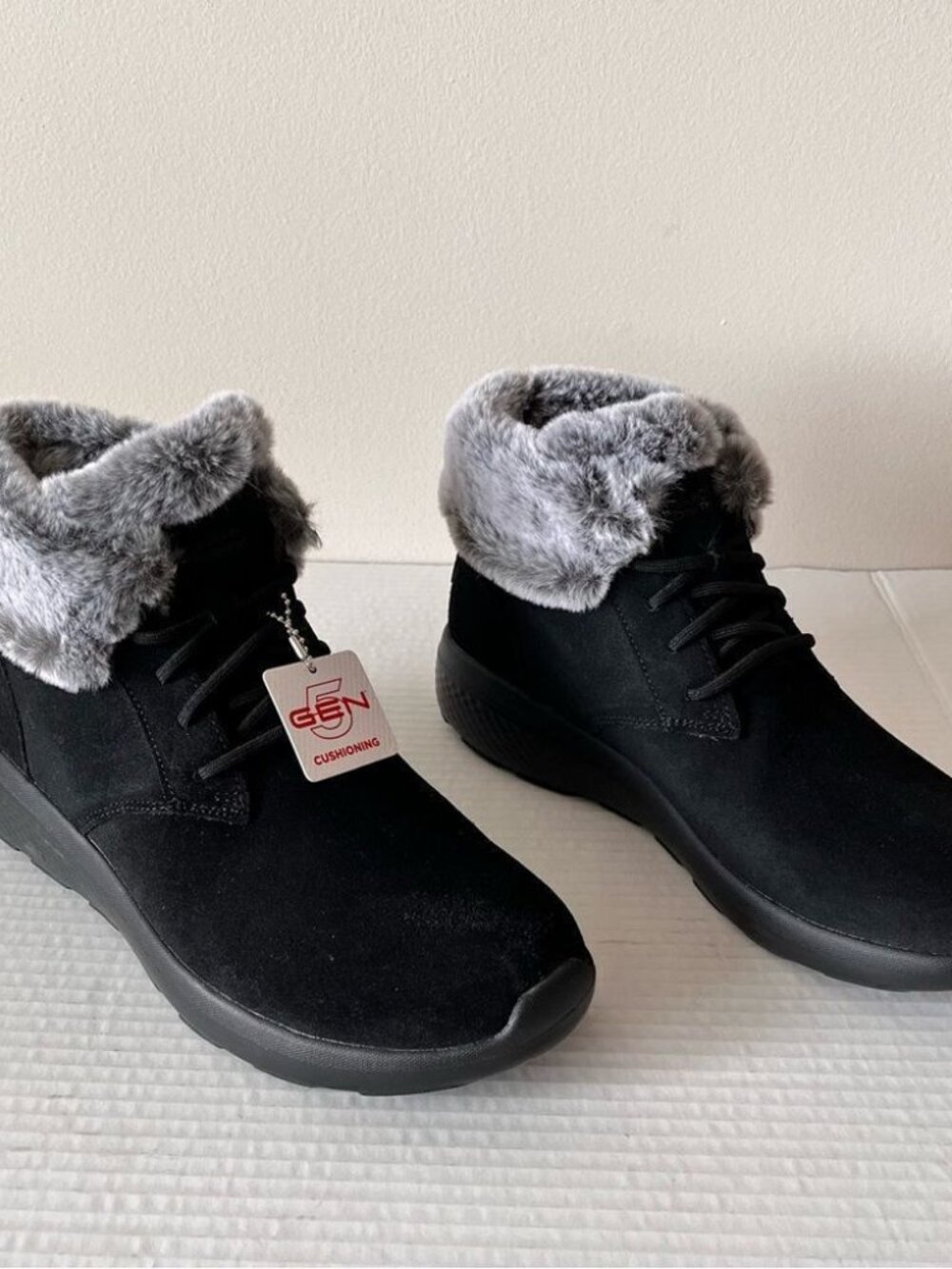 Skechers On-the-GO City 2 Winter Wishes Suede Ankle Boots